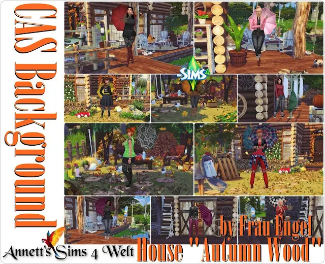 autumn wood sims cas background sims mod