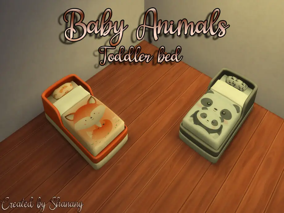 baby animals bed sims mod