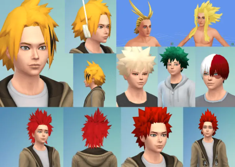 botrum cc mha sims mod 38 Sims 4 My Hero Academia Mods & CC Packs