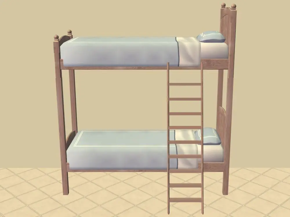 bunk bed frame 1 sims mod