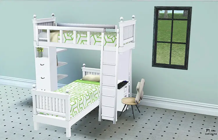 bunk bed sims mod 23 Sims 4 Bunk Bed CC & Mods