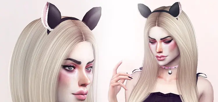 sims 4 cc cat ear headband