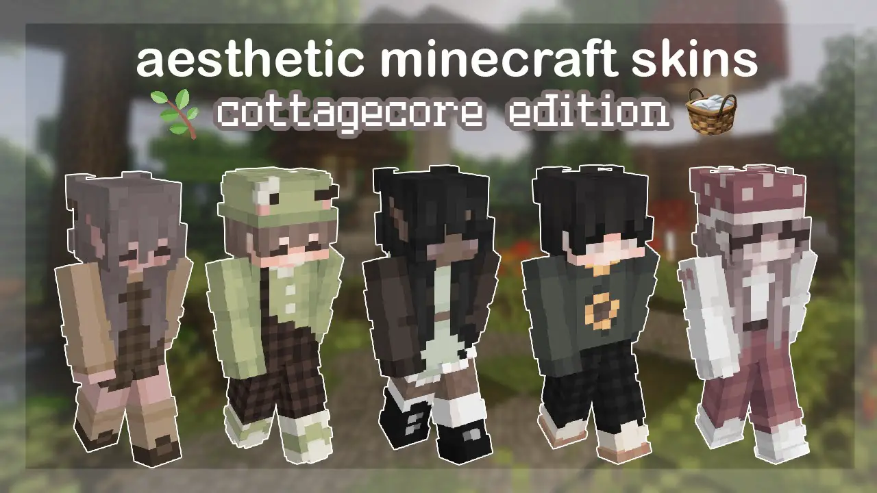 Minecraft Skin Detailed Cottagecore