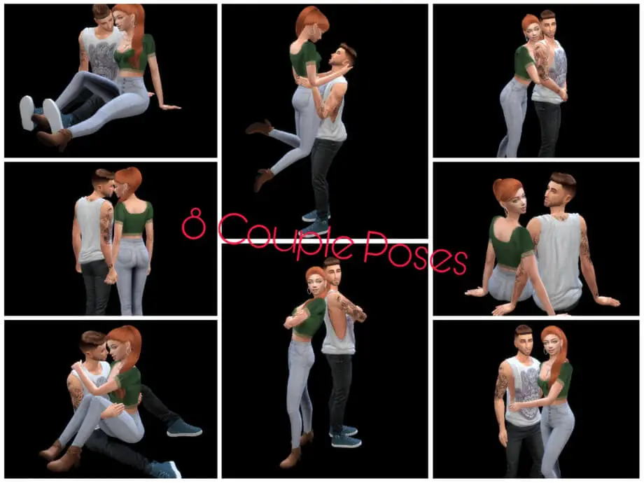 couple poses 25 Best Sims 4 Couple Pose Packs