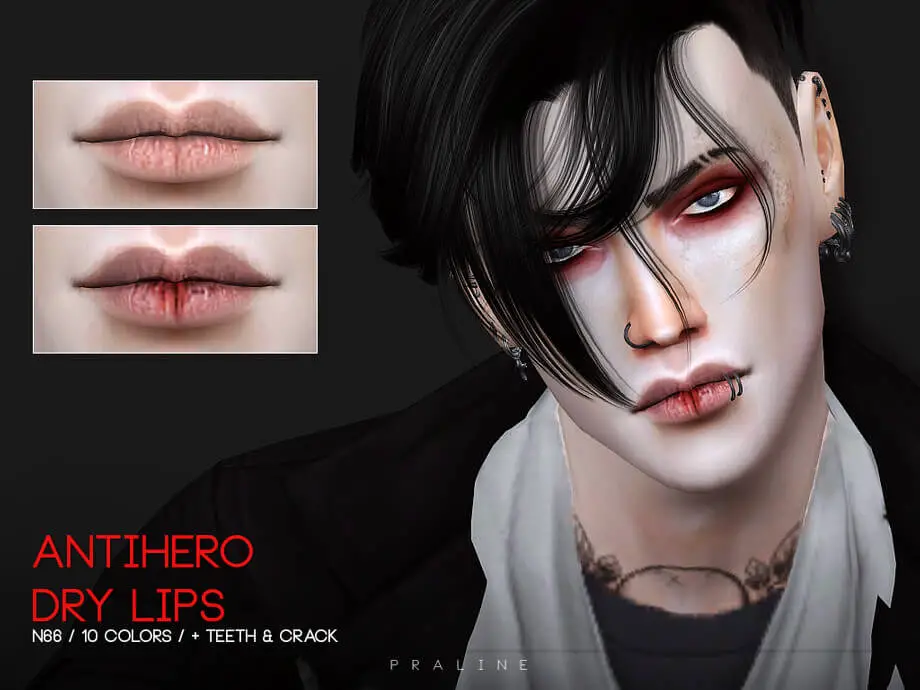 dry lips sims mod 20 Sims 4 Best Lips CC & Mods