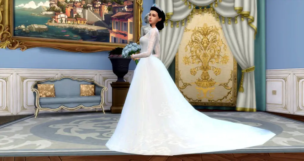 duchess of cambridge wedding dress sims4