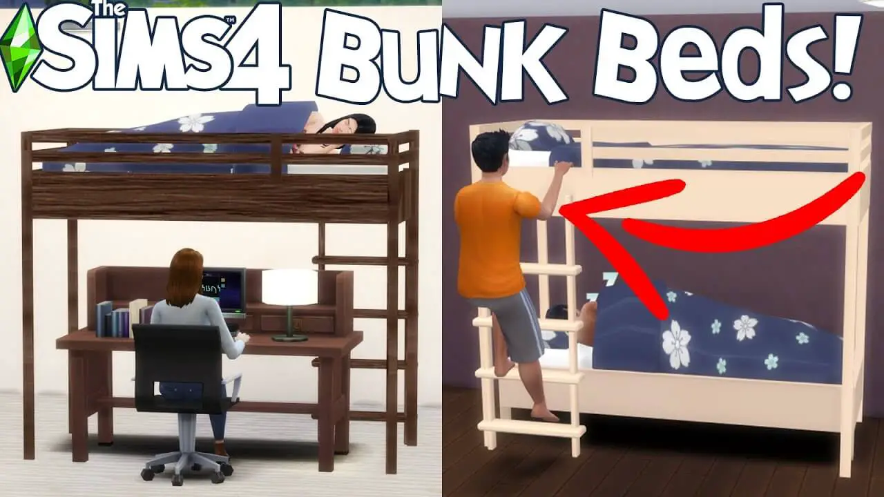 23 Sims 4 Bunk Bed CC & Mods My Otaku World