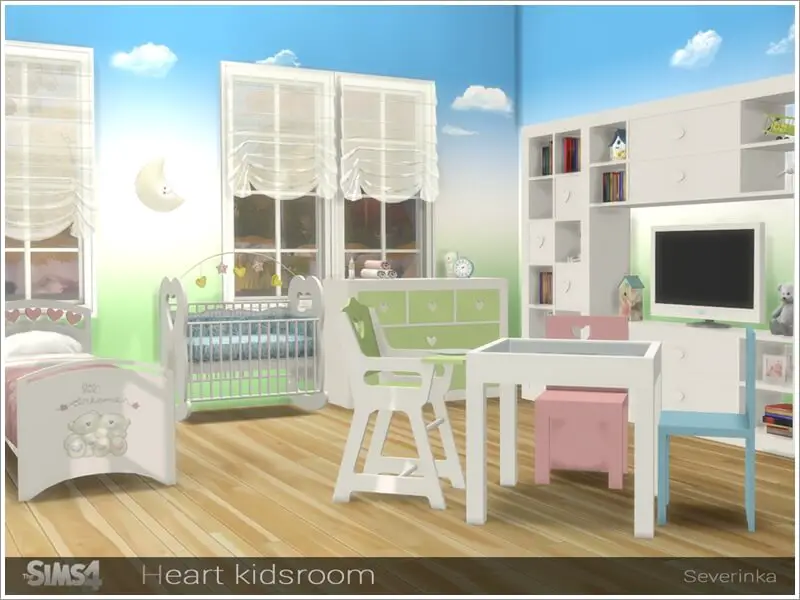 hearts kids room sims mod