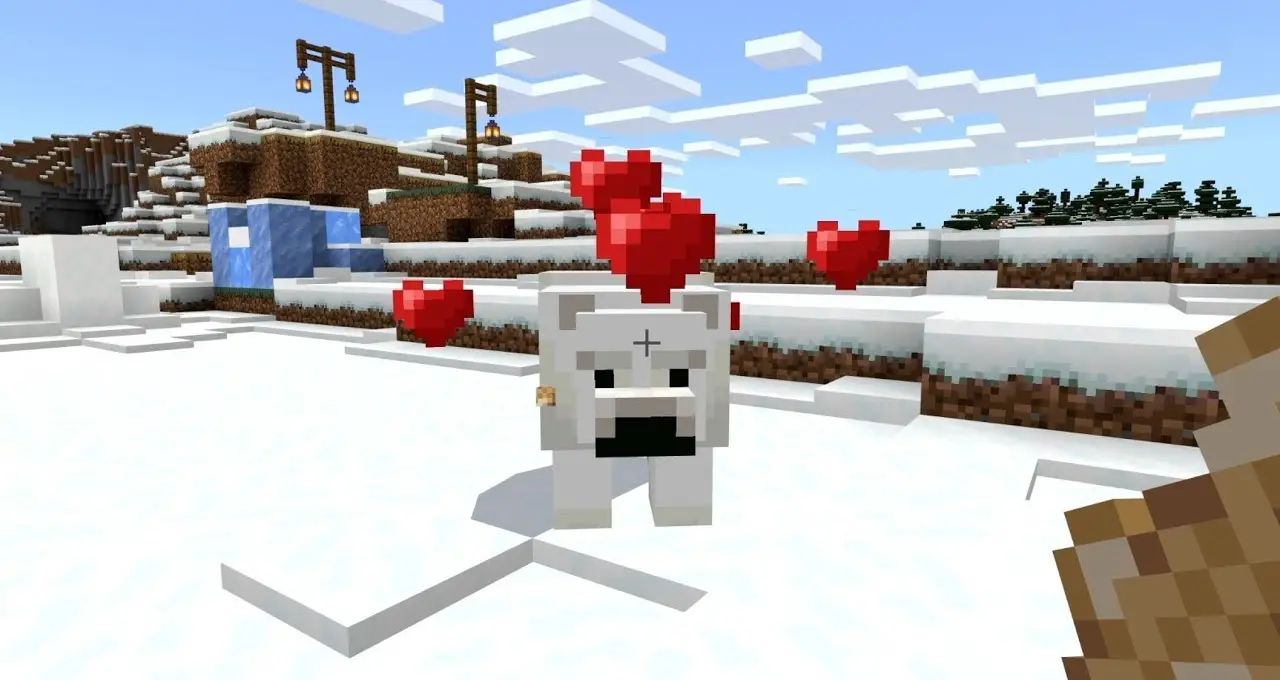 Minecraft How to Tame a Polar Bear