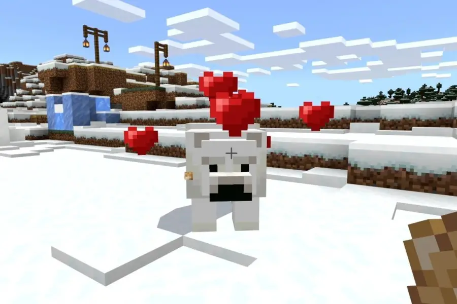 Minecraft How to Tame a Polar Bear