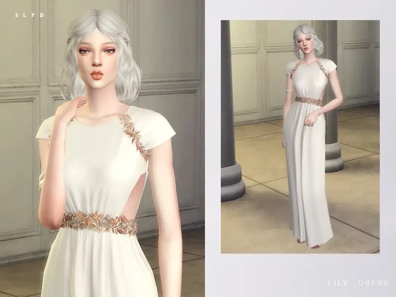 lily dress mod sims4 21 Sims 4 Wedding Dresses CC & Mods