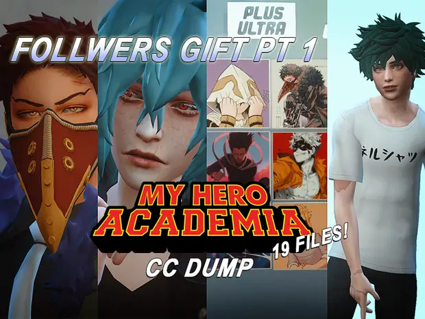 mha assortments sims mod 38 Sims 4 My Hero Academia Mods & CC Packs