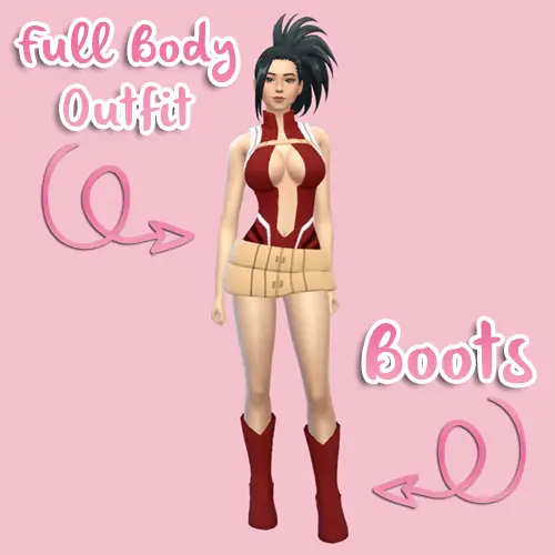 momo sims mod 38 Sims 4 My Hero Academia Mods & CC Packs