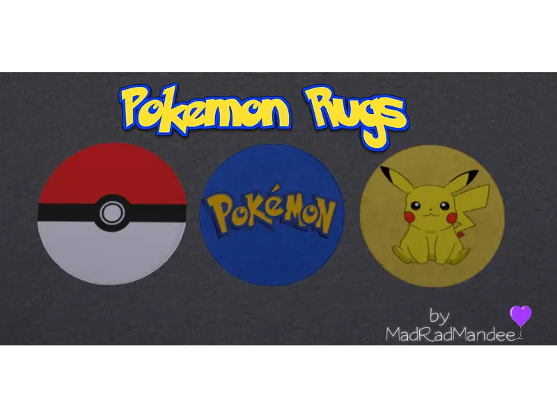 pokemon rugs 27 Best Sims 4 Anime Mods & CC