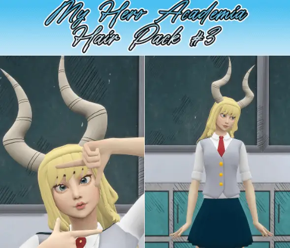 pony tsusunori sims mod 38 Sims 4 My Hero Academia Mods & CC Packs