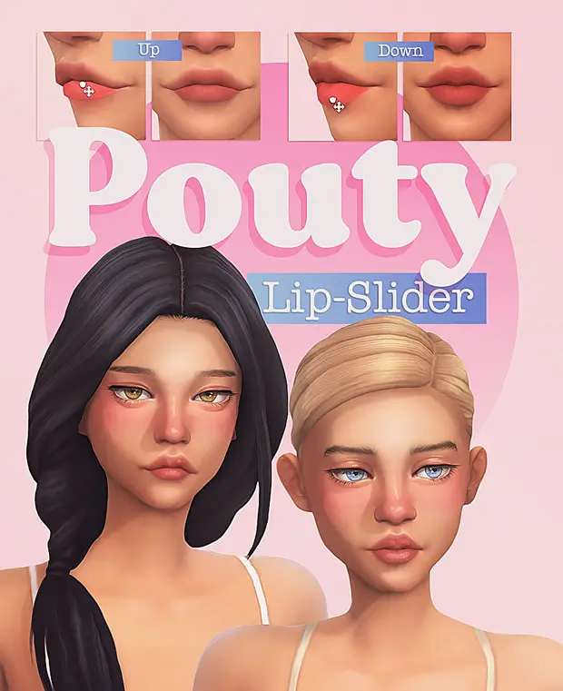 pouty lip slider sims mod