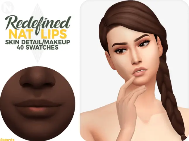redefined nat lips sims mods