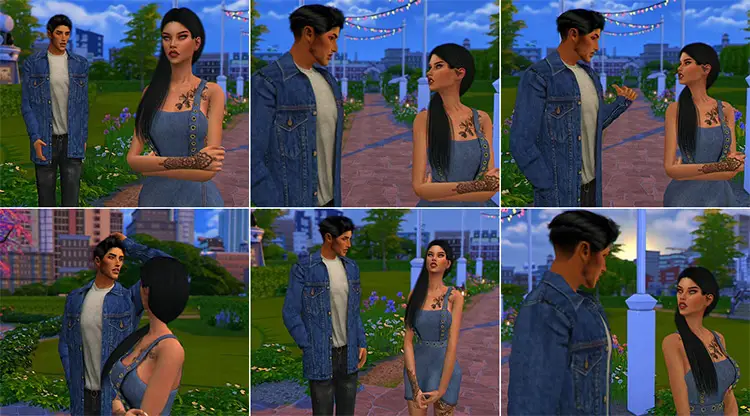 sad conversations sims posepack 25 Best Sims 4 Couple Pose Packs