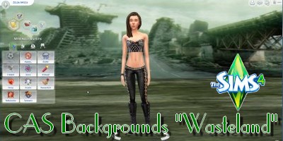sims 4 wasteland background sims mod