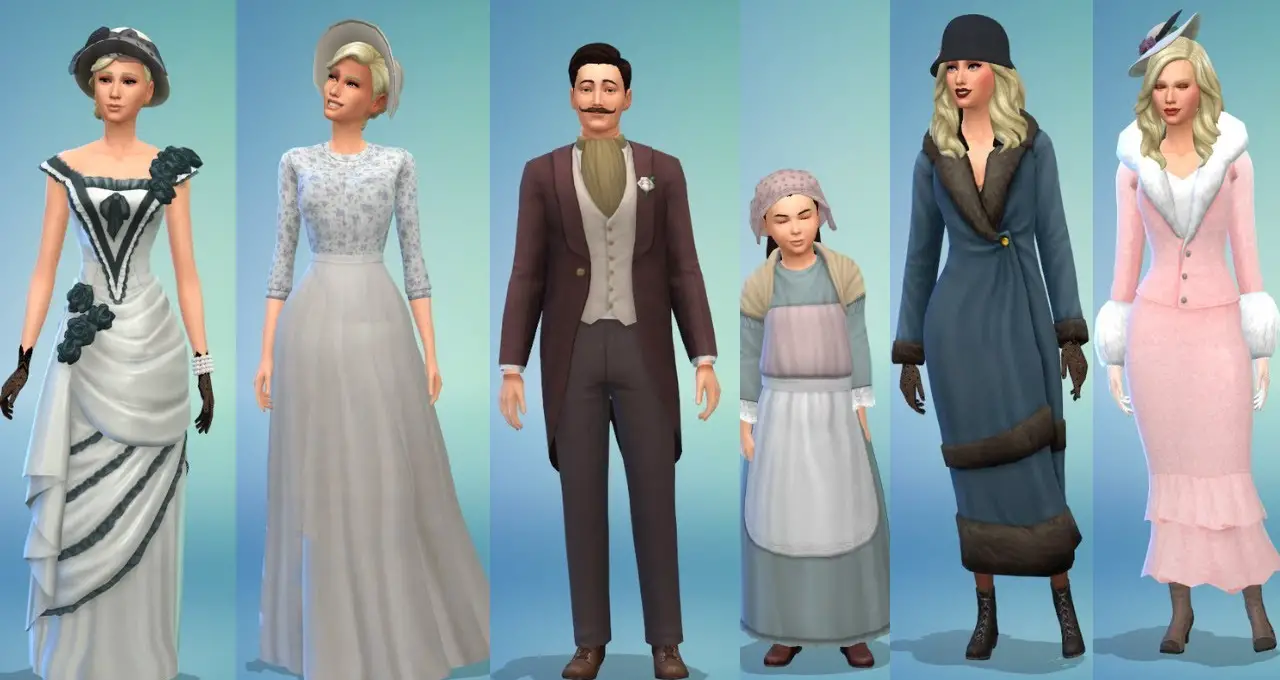 The Sims 4 Decades Challenge