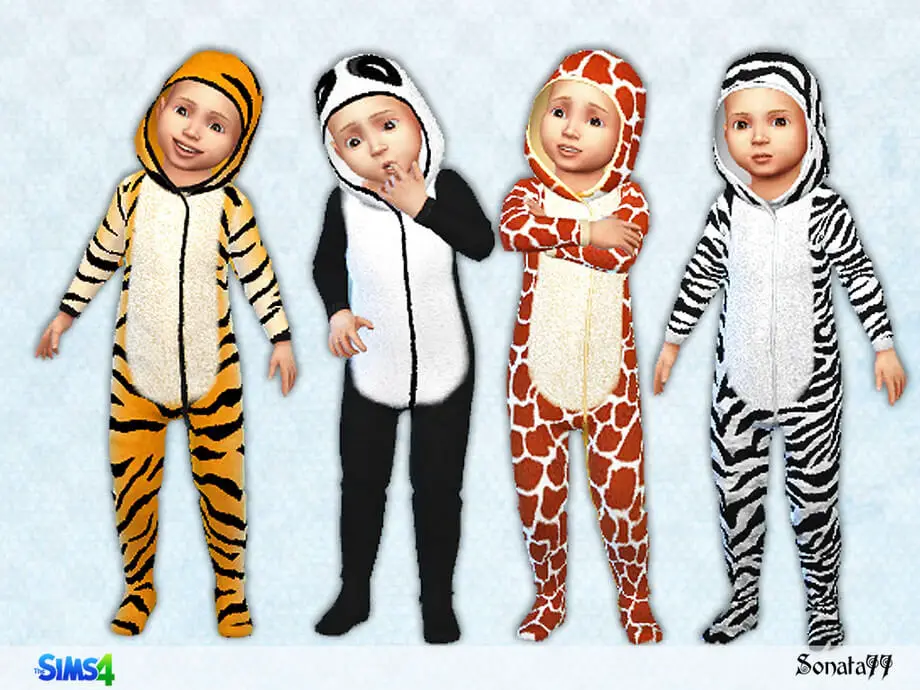 toddler animal onesie sims mod 35 Best Sims 4 Toddler Mods & CC Packs