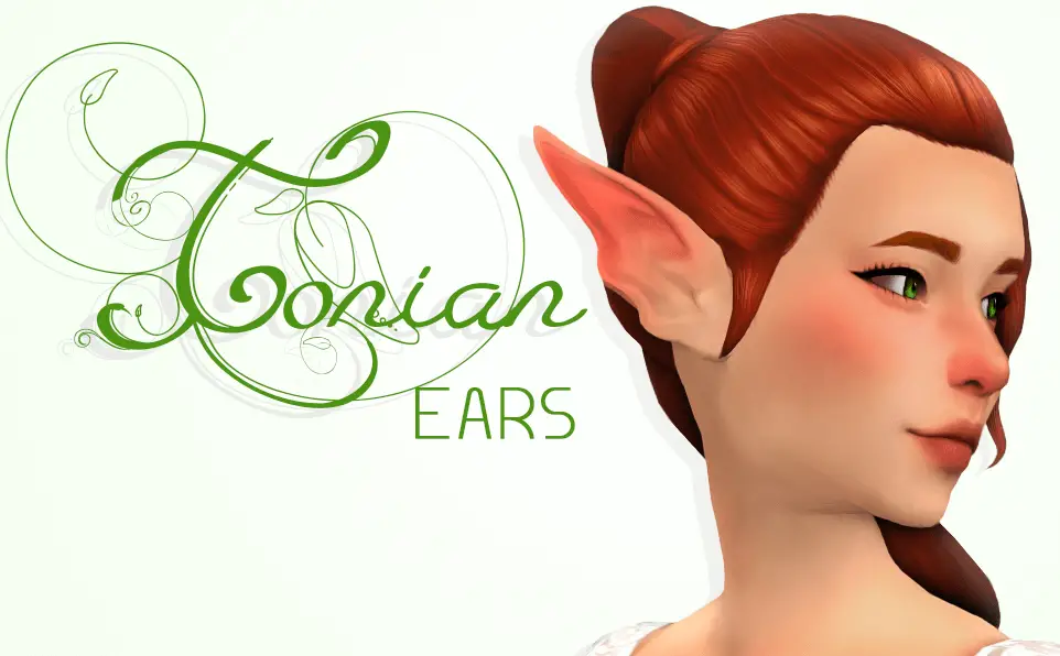tonian elf ears sims mod