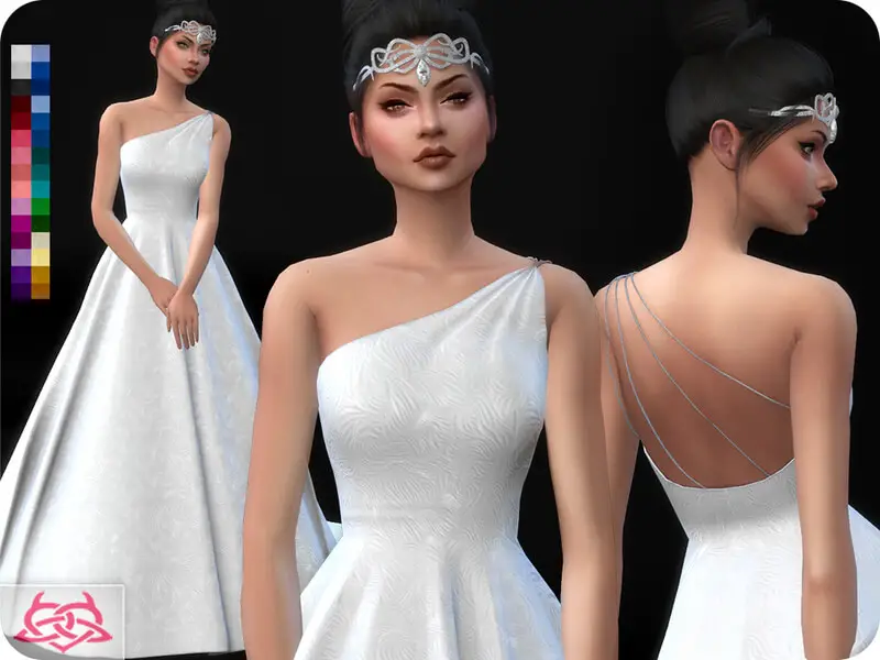 wedding dress 12 21 Sims 4 Wedding Dresses CC & Mods