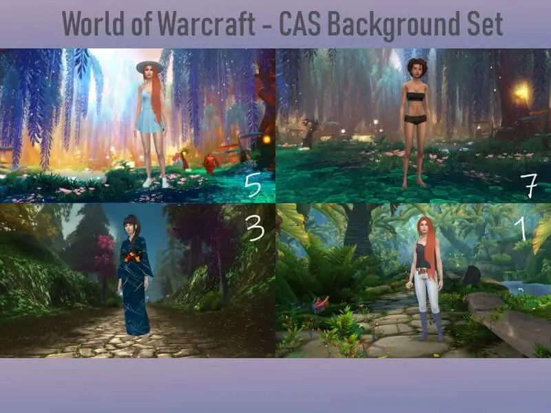world of warcraft cas background sims mod