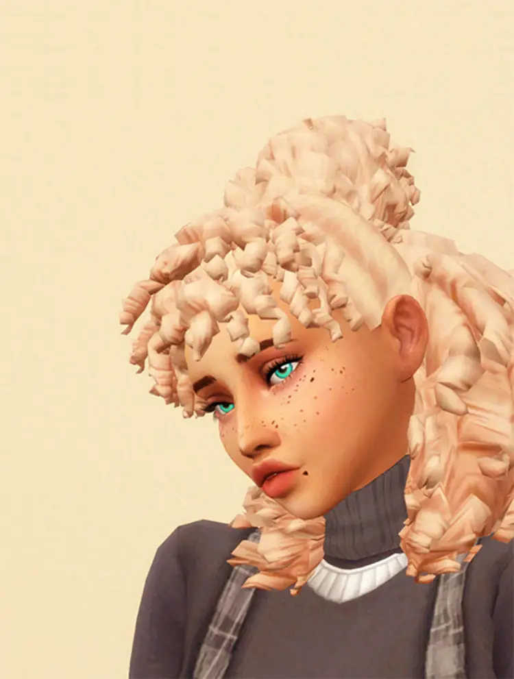 05 up and out hair curls sims 4 screenshot