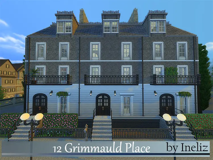 16 grimmauld place sims4 cc