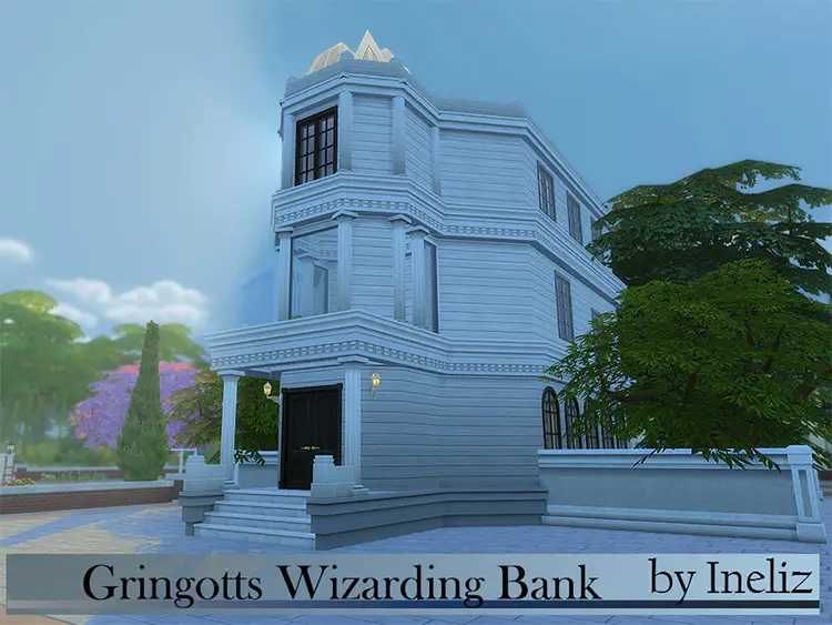 17 gringotts wizarding bank sims4 cc