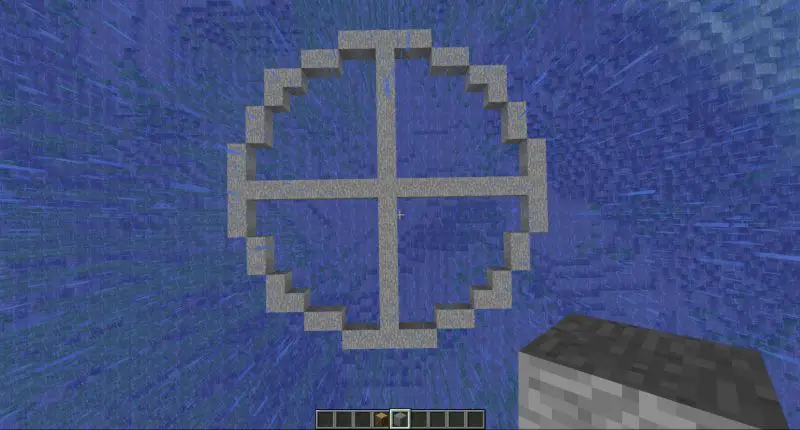 How to Make Circles and Spheres in Minecraft 4