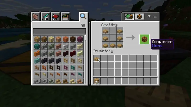 How to Make a Composter in Minecraft 1