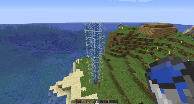 How to Make a Water Elevator in Minecraft 2