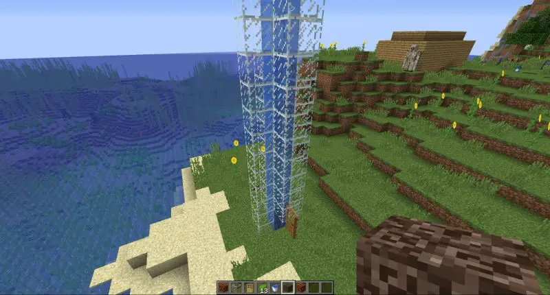 How to Make a Water Elevator in Minecraft 4