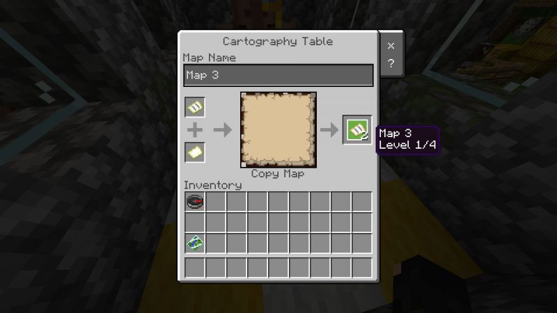 How to Use a Cartography Table in Minecraft 1 1