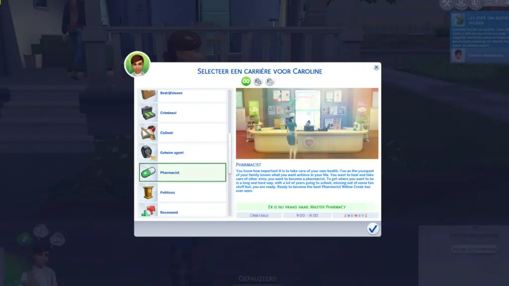 MTS xTheLittleCreator 1791802 Pharmacist 40 Best Sims 4 Career Mods