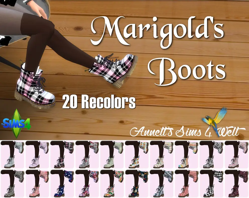 Marigold Combat Boots Recolors