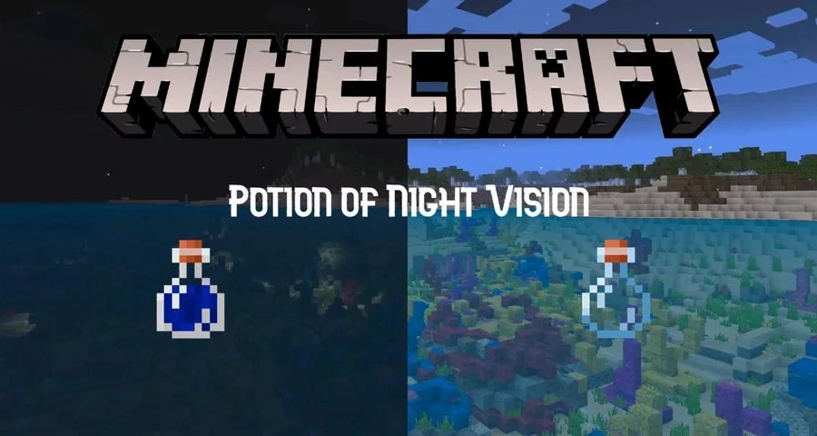 Night Vision Potion in Minecraft