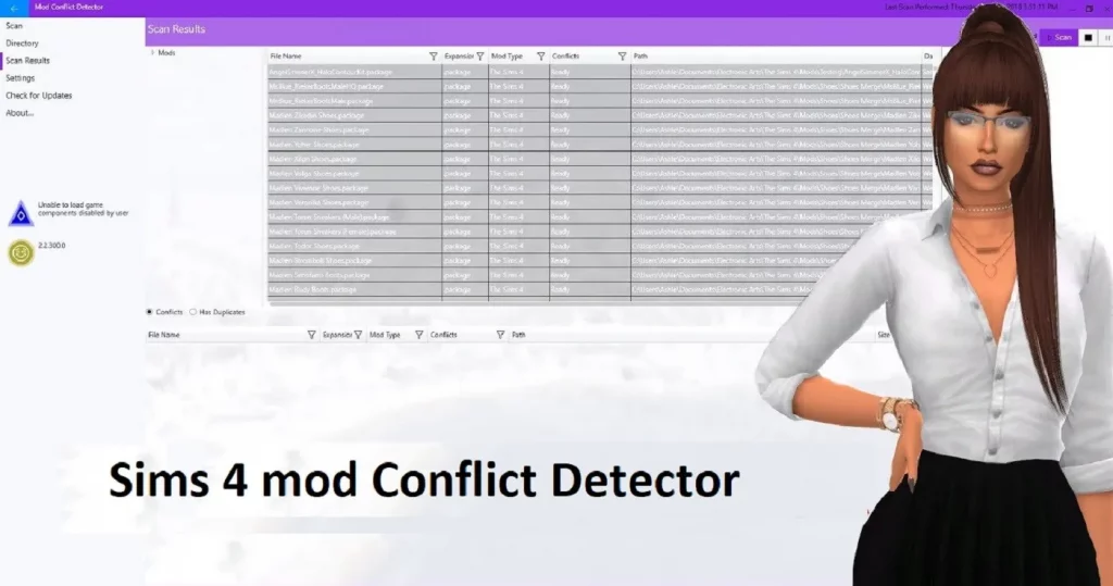Sims 4 mod Conflict Detector