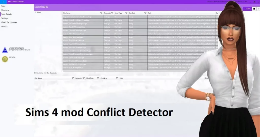 sims 4 mod conflict detector 2024