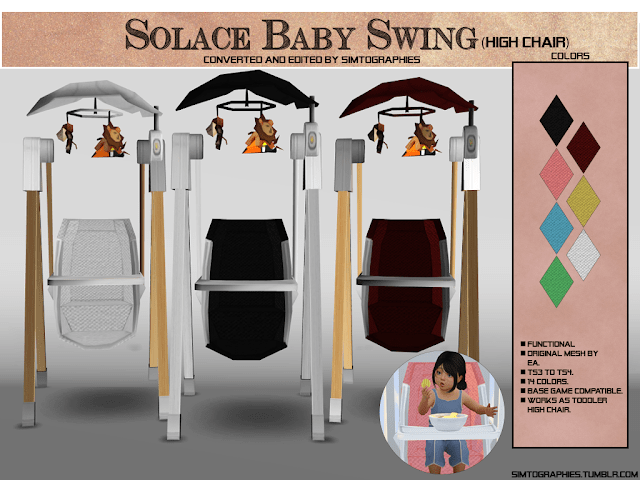 Solace baby Swing 20 Best Sims 4 Baby Mods & CC