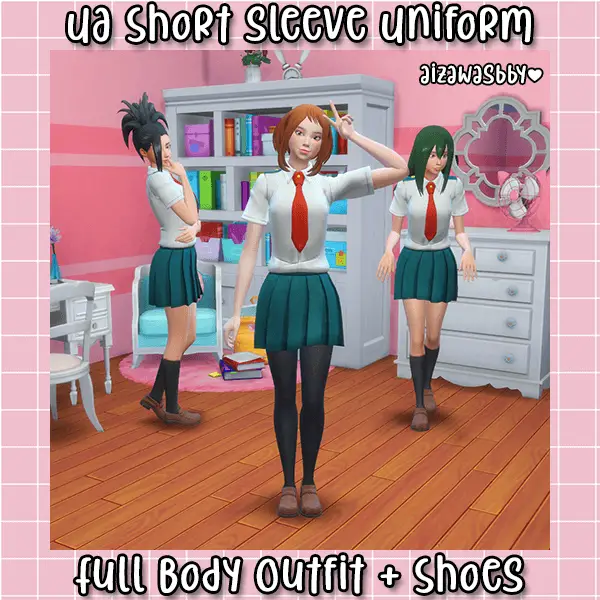 UA short sleeve uniform sims mod