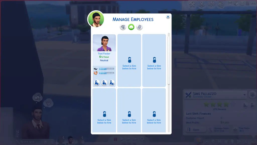 additional waiters sims mod
