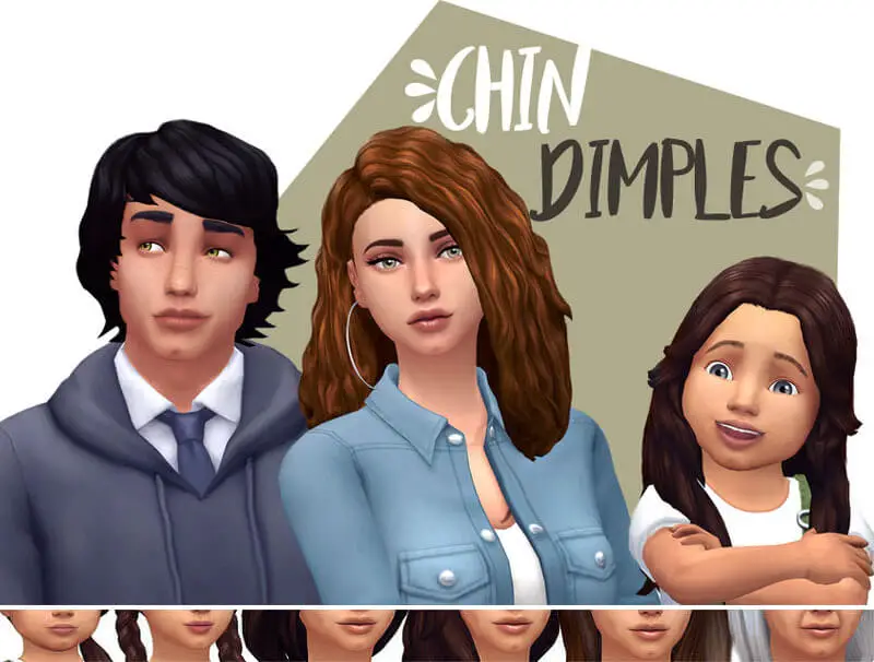 chin dimples sims mod