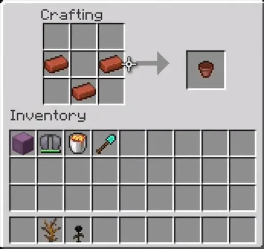 crafting a flower pot minecraft How to Make Flower Pot in Minecraft