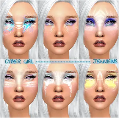 cyber girl makeup sims mod 15 Sims 4 Alien-Themed CC & Mods