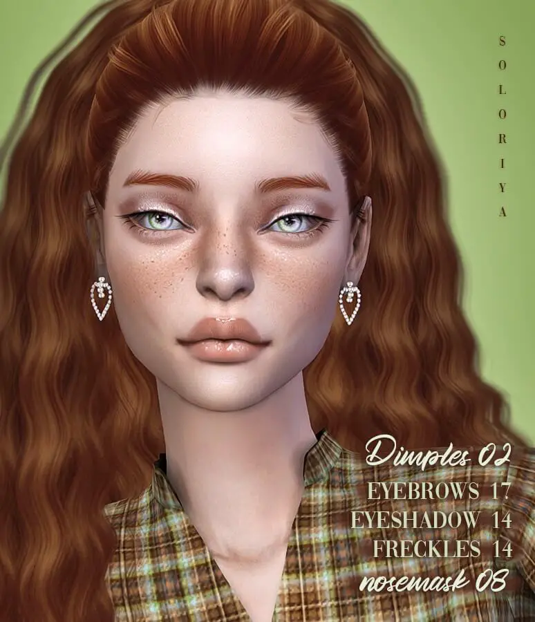 dimples 02 sims4