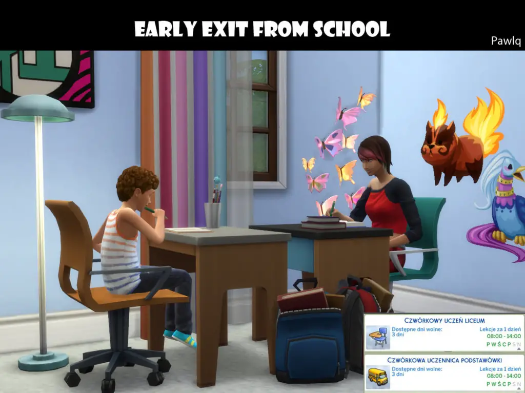 early exit school mod sims