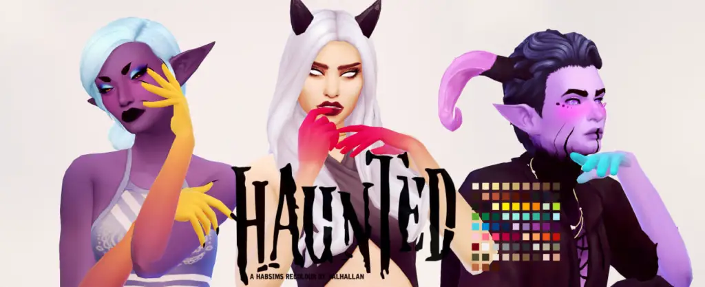 haunted skin recolor sims mod 15 Sims 4 Alien-Themed CC & Mods